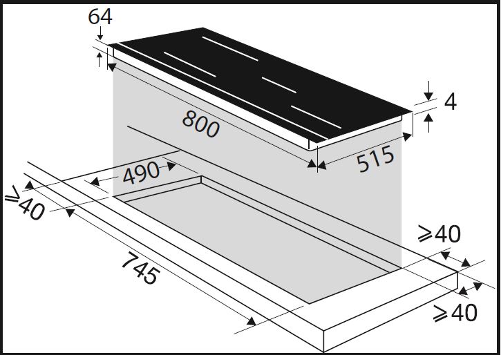 Варильна поверхня De Dietrich DPI7884XT - изображение 7